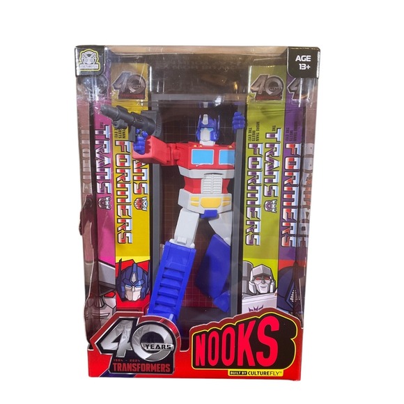 Other - Nooks By Culture Fly Transformers 40th Anniversary Edition Optimas Prime Bookend